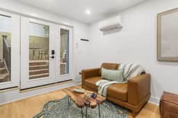 Sojourn Modern 1BR with Patio & Sleek Interiors